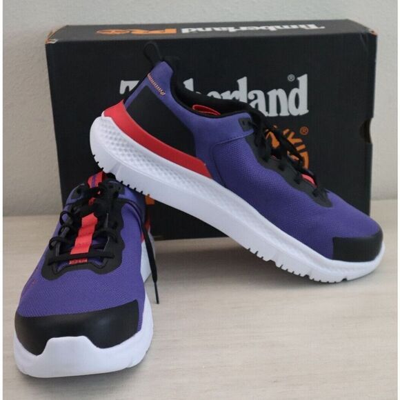 Timberland PRO Women's Sz 11 Purple/Pink Setra Composite Safety Toe Shoes - Picture 1 of 10